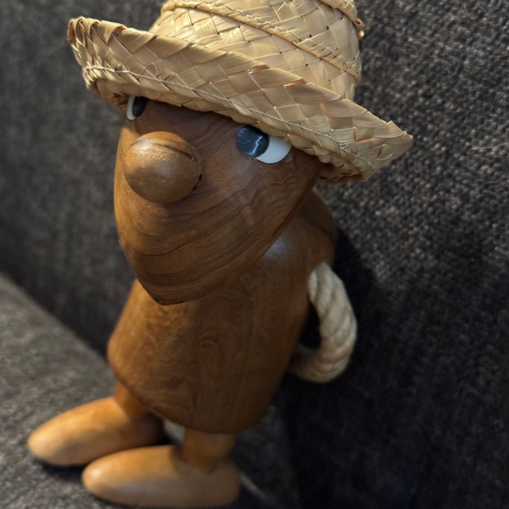 Handcrafted Wooden Figurine from Spain mcm